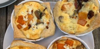 Herfstige bladerdeegtaartjes Herfstige bladerdeegtaartjes