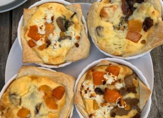 Herfstige bladerdeegtaartjes Herfstige bladerdeegtaartjes