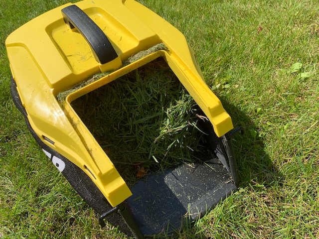 gras in grasmaaier karcher