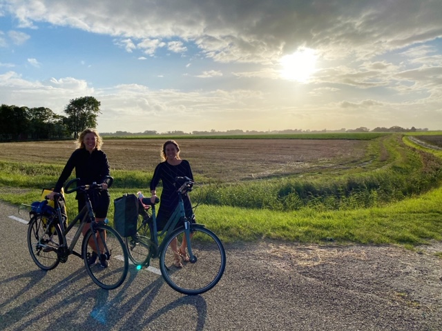 's morgens vroeg op de fiets elfstedentocht