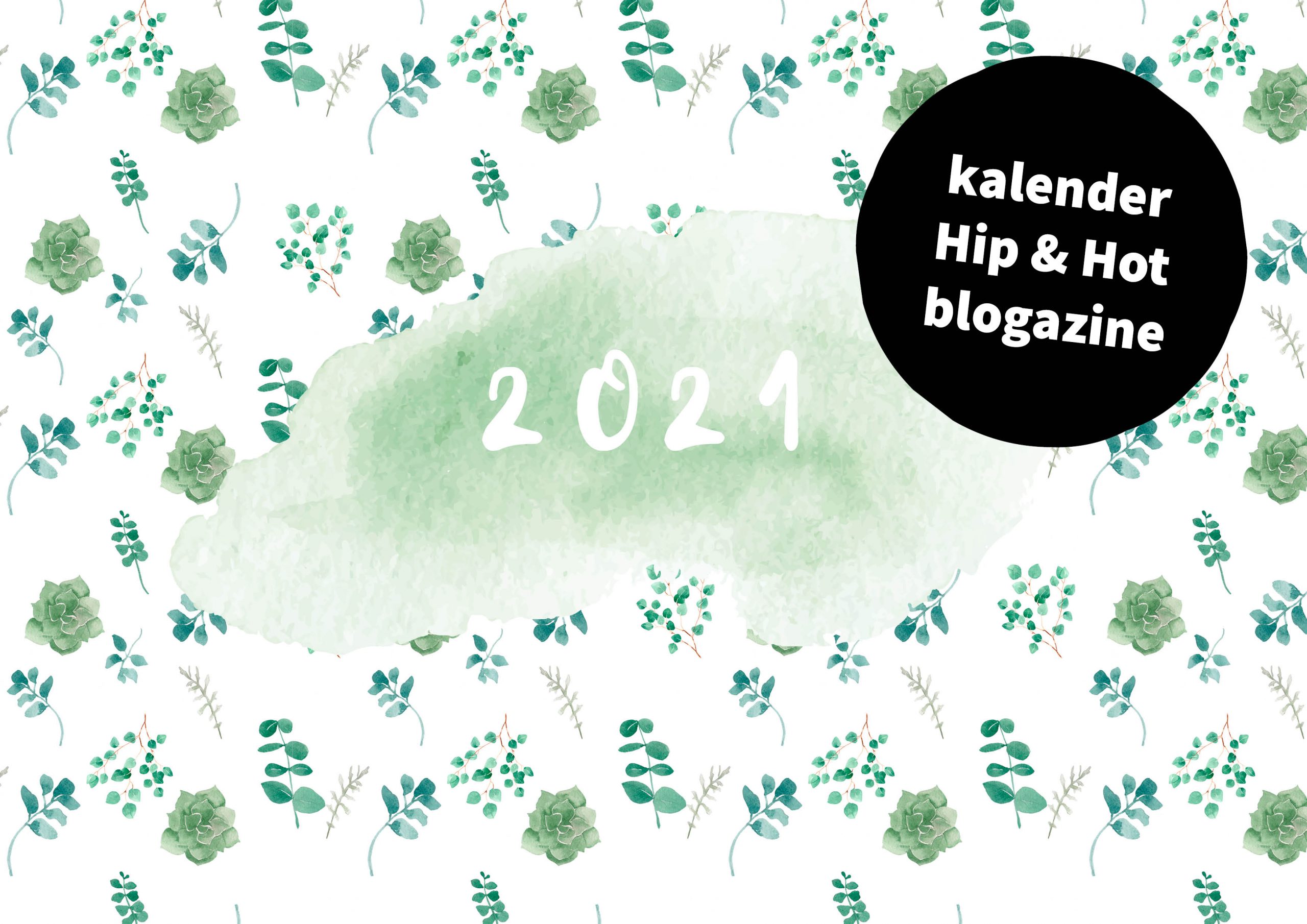 herten inkt Extra Free Printable kalender 2021 - Hip & Hot - blogazine