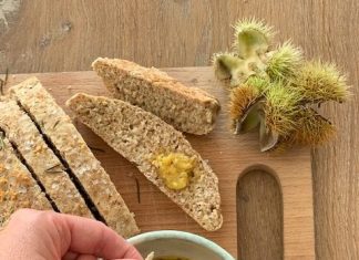 Kastanje pesto, een recept voor bij brood of groenten Kastanje pesto