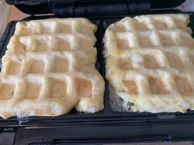 wafels in wafelijzer