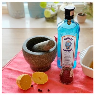 Gin bombay sapphire zalm