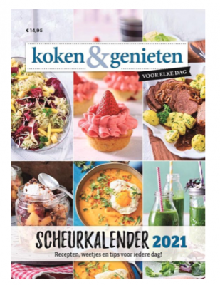 Scheurkalenders voor het nieuwe jaar koken en genieten scheurkalender