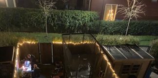 Maak jouw tuin nog sfeervoller met RGB led verlichting oudjaar 2020 tuin bovenaf