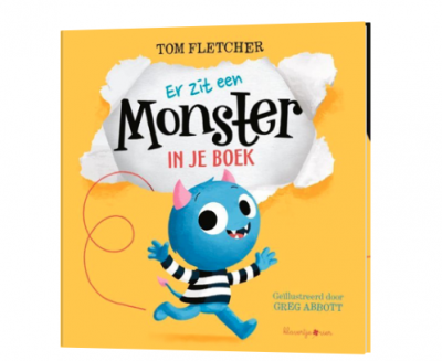 Kinderboeken over monsters er zit een monster in je boek