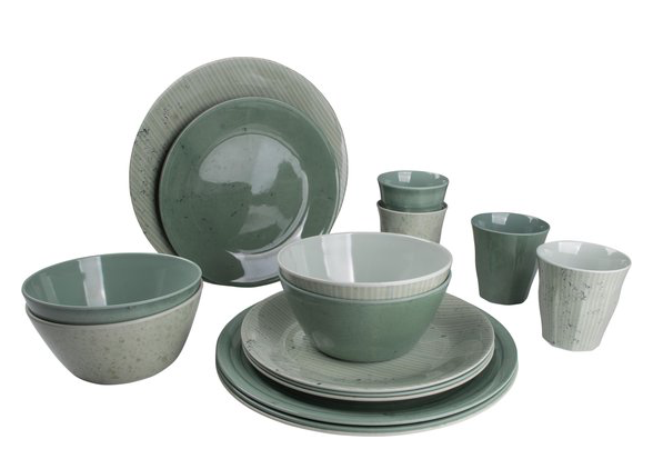 Luxe voor op de camping melamine serv