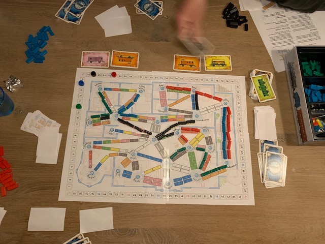 Review Ticket to Ride bordspel en Print and play bovenkant