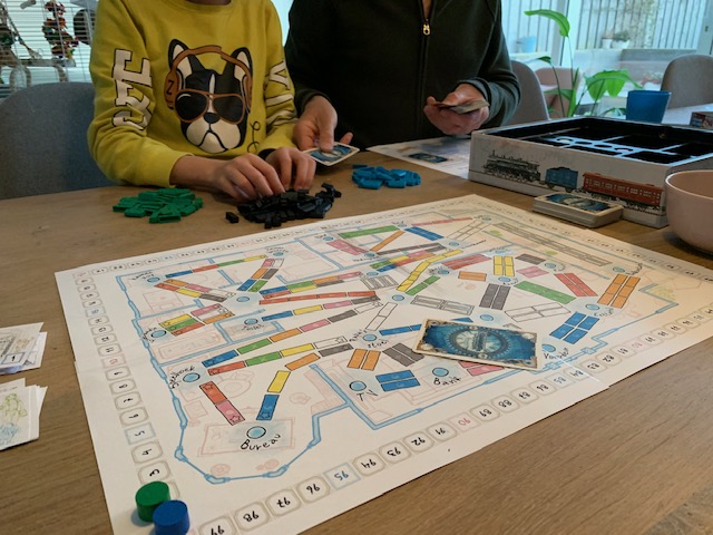 Review Ticket to Ride bordspel en Print and play