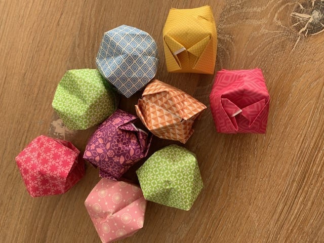 Foto weekoverzicht Judith #328 ballonnen vouwen