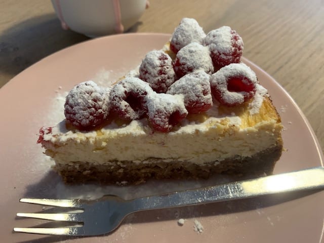 frambozen cheesecake