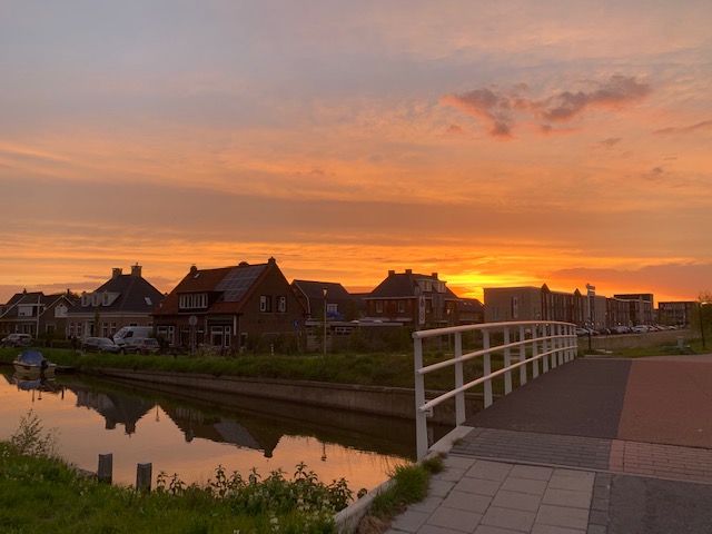 zonsondergang mei 2021