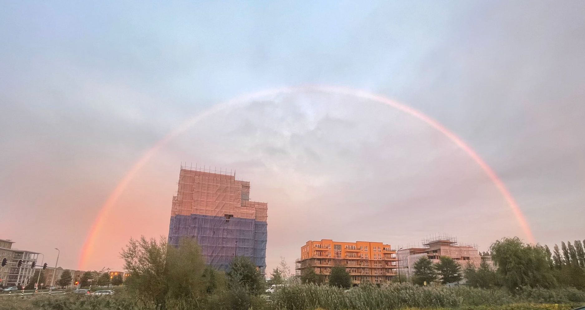 Regenboog voor huis