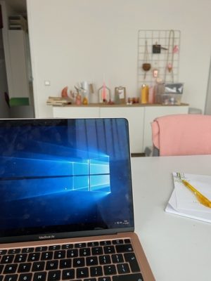 laptop aan terwijl ik griep heb