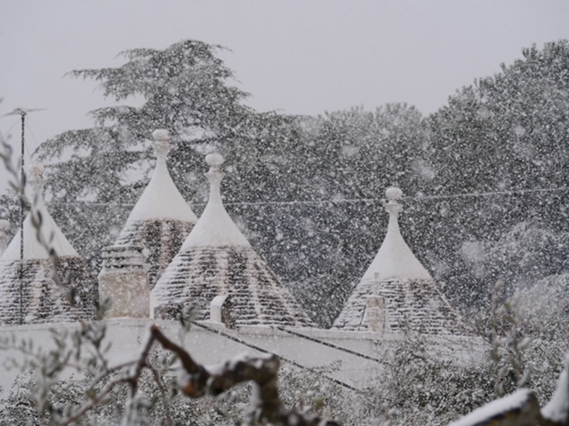 alberobello sneeuw