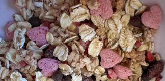 My muesli met hartjes valentijns muesli