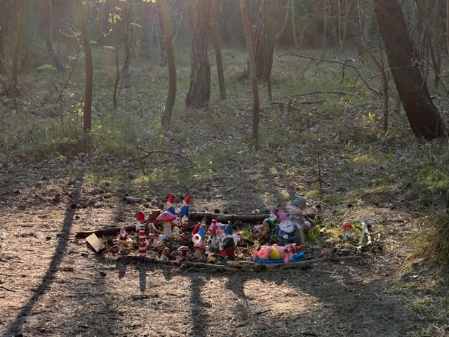 kabouterdorp in het bos ameland