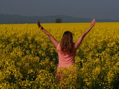 juut veld koolzaadbloemen