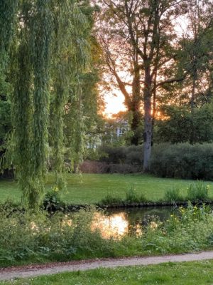 delft sunset