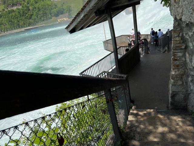 rheinfall overkant uitzichtpunt