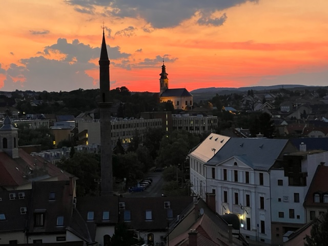 Eger sunset