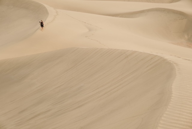 Juut door de duinen van Maspalomas