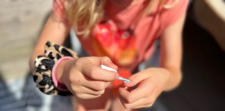 Veilige kinder make-up nagelak opdoen fee