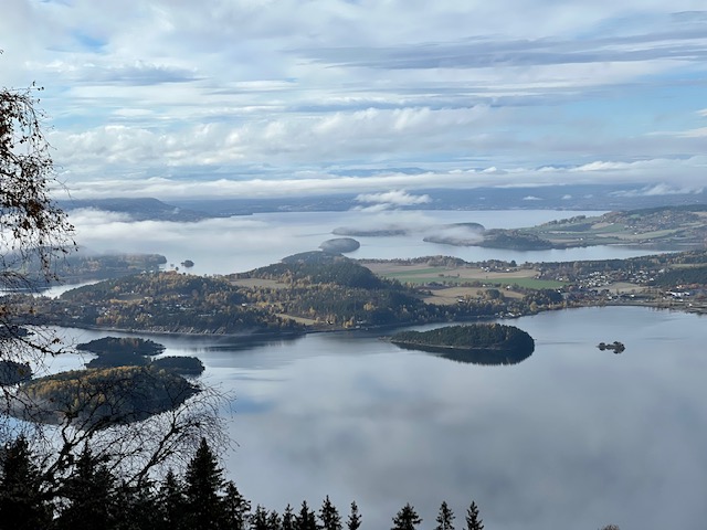 Uitzicht Mørkgonga in Noorwegen