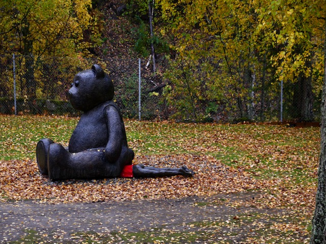beer sculptuur jevnaker