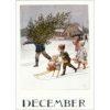 maand kaarten december elsa beskow