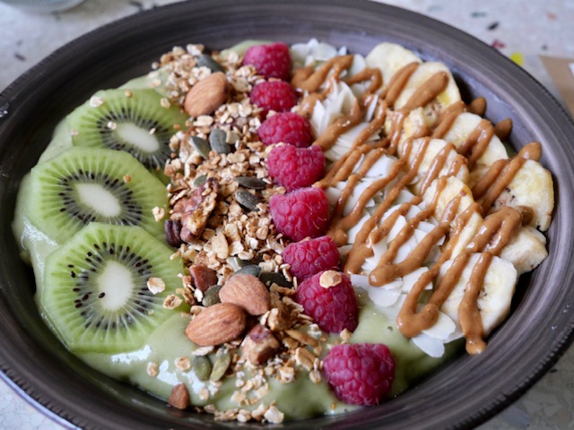 smoothiebowl wolly aan de waterkant