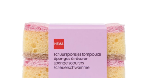 Tof bij de HEMA HEMA tompouce schuursponsjes