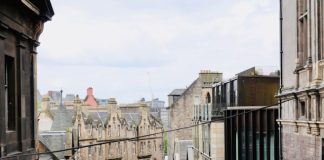 Foto weekoverzicht Judith #435 doorkijkje straatje edinburgh