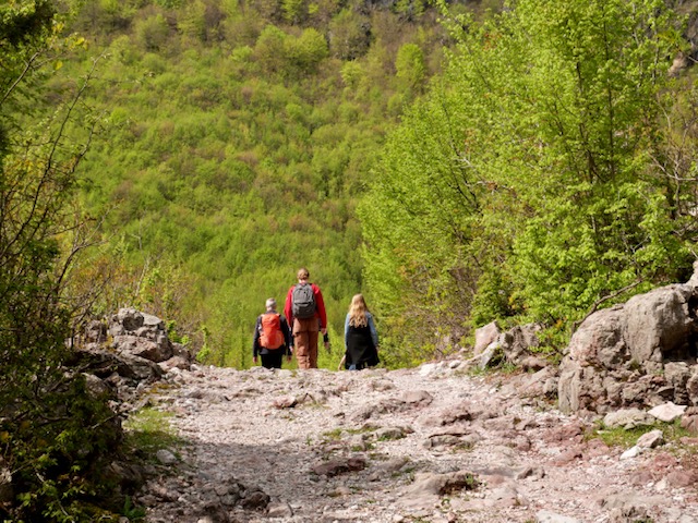 start wandeling bij syri kalter kaprre