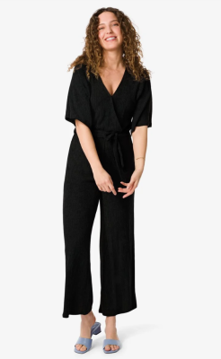 tof bij de hema jumpsuit zwart