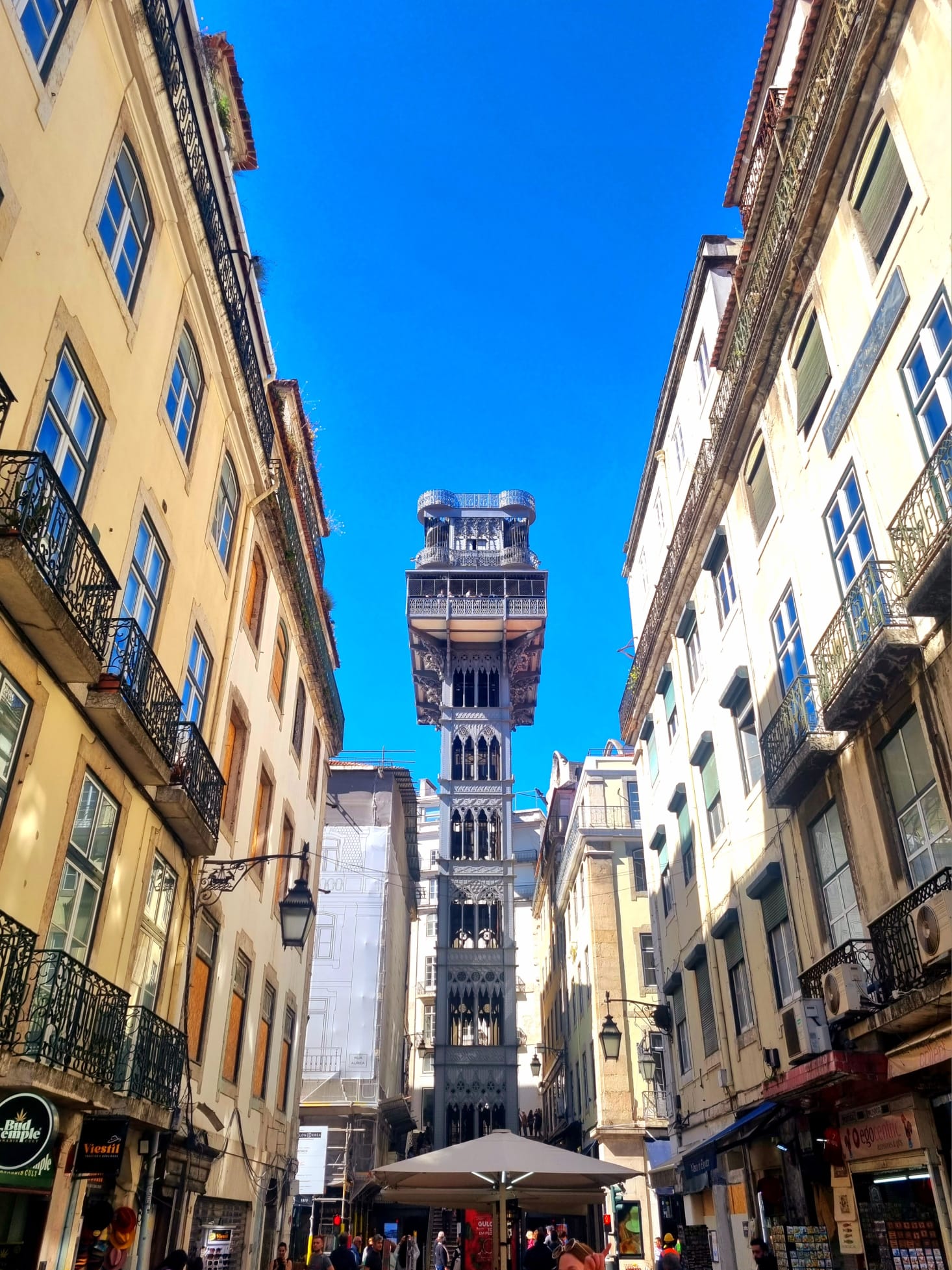 Elevador de Santa Justa in Lissabon