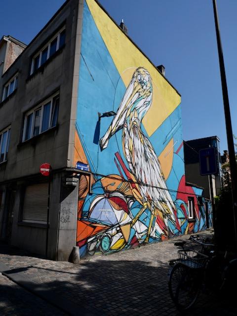Mechelen muurt streetart