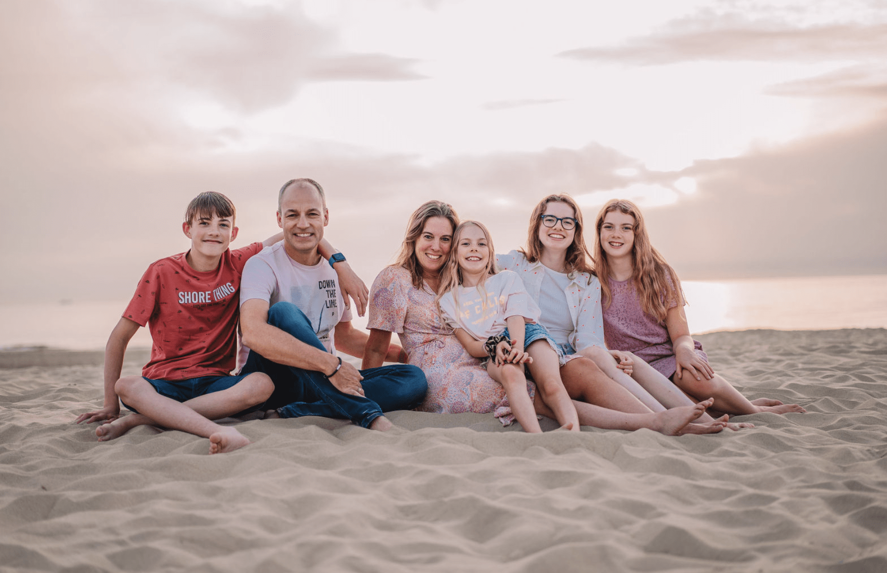 Fotoshoot op het strand