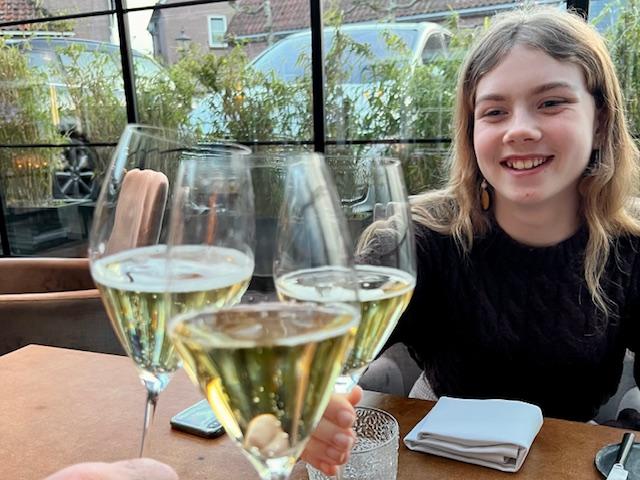 uit eten bij sterrenrestaurant met lenthe maart 2024