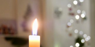 Foto weekoverzicht Judith #519 kaars met kerstboom