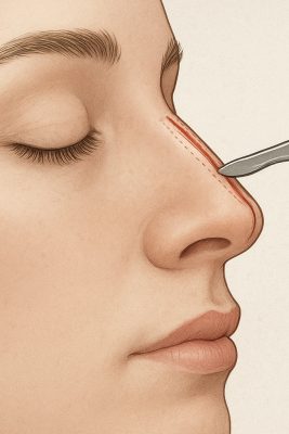 De neusbrugcorrectie